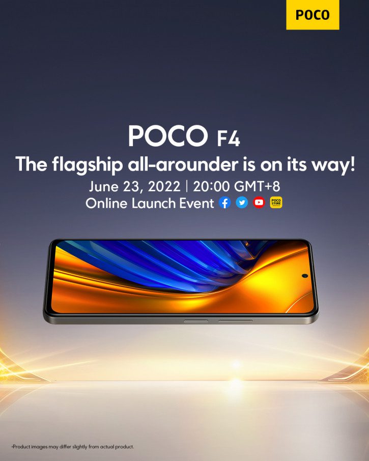 Презентация Poco F4 и Poco X4 GT назначена на 23 июня