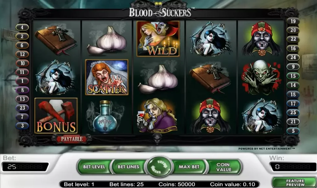 Слот Blood Suckers